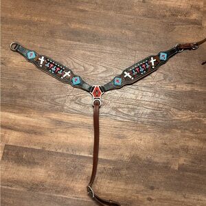 Western Leather Horse Breast Collar